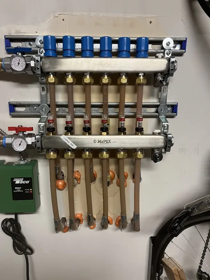 Plumber performing Leak Detection at a residential property in Holdenville